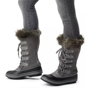 Sorel Women's Joan of Arctic Waterproof Winter Boots Leather Suede Snow Size 8.5